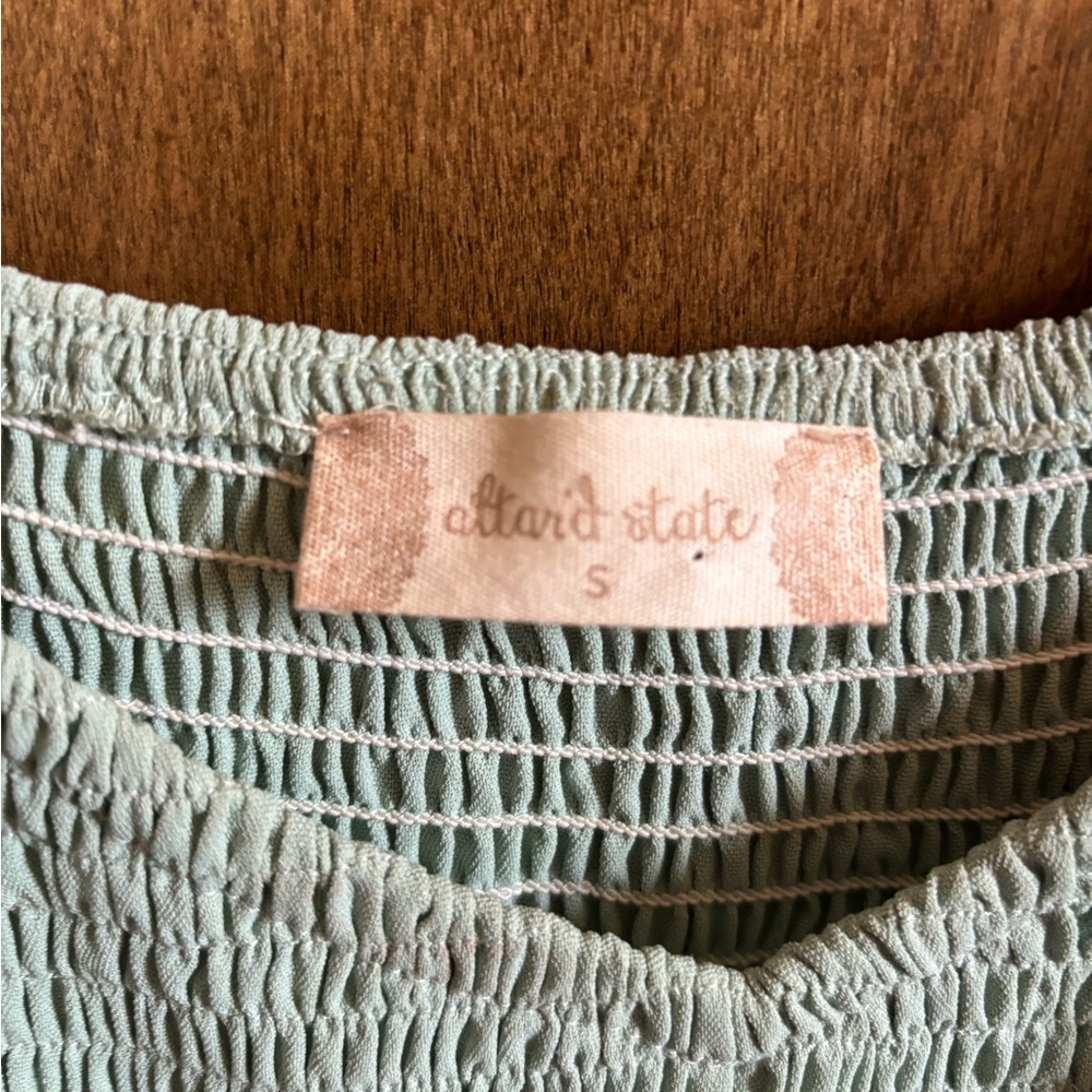 Altar'd State Sage Green Midi Dress - Picture 4 of 5